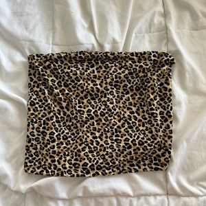 american eagle cheetah print tube top